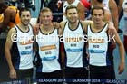 Scotland's 4 x 100 metres team at the Glasgow Diamond League. Photo: David T. Hewitson/Sports for All Pics